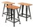 Industrial Factory Stools from Rowac, 1920s, Set of 3 For Sale