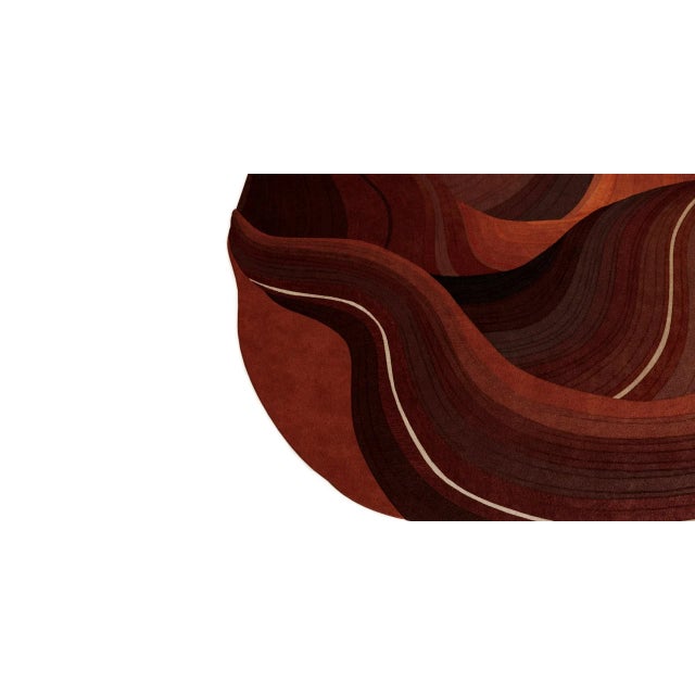 Contemporary Antelope Canyon 200 Rug by Alma De Luce For Sale - Image 3 of 8