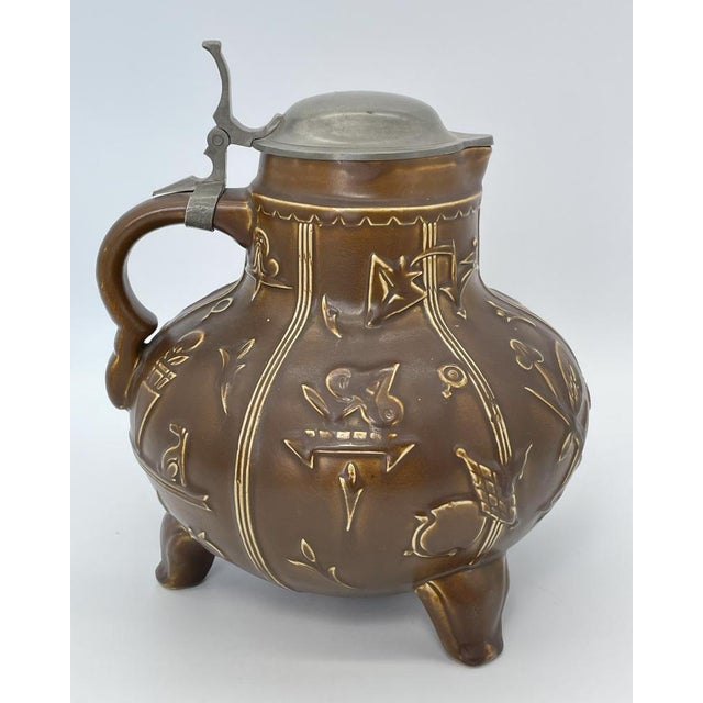 Vintage Stoneware Jug, Westerwald For Sale - Image 4 of 12