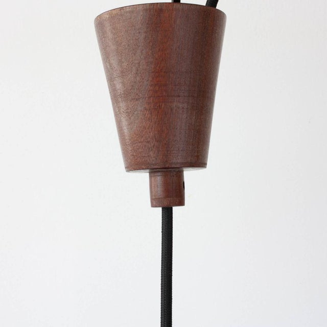 Vintage Orange Glass Pendant Light, 1960s For Sale - Image 14 of 15