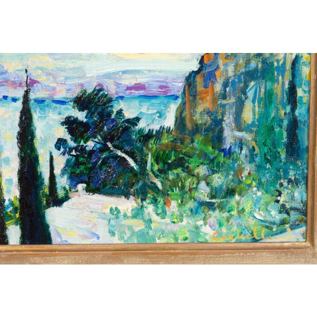 Oil On Canvas Landscape By Luigi Corbellini For Sale - Image 10 of 12