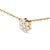 Contemporary 14K Yellow Gold 2.00 Cttw Diamond Cluster 18" Station Necklace (I-J Color, I1-I2 Clarity) For Sale - Image 3 of 7