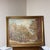 Brown Vintage Landscape Oil Painting on Board ~ Signed For Sale - Image 8 of 9
