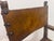 Vintage Spanish Walnut and Leather Armchair, 1950s For Sale - Image 15 of 16