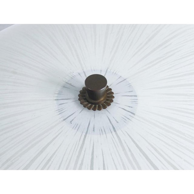 Art Deco Bronze and Glass Lamp, Early 20th Century For Sale - Image 12 of 14