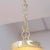 Suspension Light with White Milk Glass Sphere & Decoration, Italy For Sale - Image 10 of 11