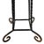 Black Mid-Century Plant Table in Pink Ceramic and Wrought Iron, 1960s For Sale - Image 8 of 9