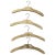 1960s Vintage Italian Florentine Gilt Wood Clothing Hangers - Set of 8 For Sale - Image 4 of 4