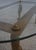 Glass Vintage Bronze Swan Frame Glass Top Coffee Table For Sale - Image 7 of 13