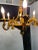Italian Vintage Italian Florentine and Black Chandelier With Tassel and Tole Decoration For Sale - Image 3 of 13