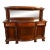 1890s Antique Empire Carved Mahogany Sideboard / Buffet For Sale