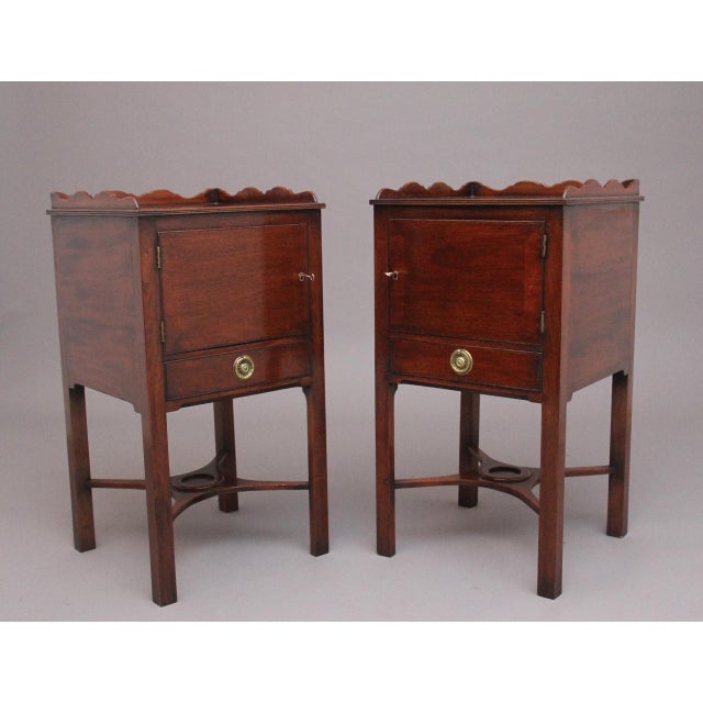 Mahogany Bedside Cabinets, 1920s, Set of 2 For Sale - Image 10 of 10