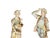 Ceramic Porcelain Rococo Couple Figurines from Meissen, Germany, 19th Century, Set of 2 For Sale - Image 7 of 10