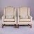 Pair Early 20th Century Tall French Armchairs With Turned Walnut Frames For Sale - Image 13 of 13