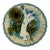 Antique 1890s French Salins Majolica Asparagus Plate For Sale