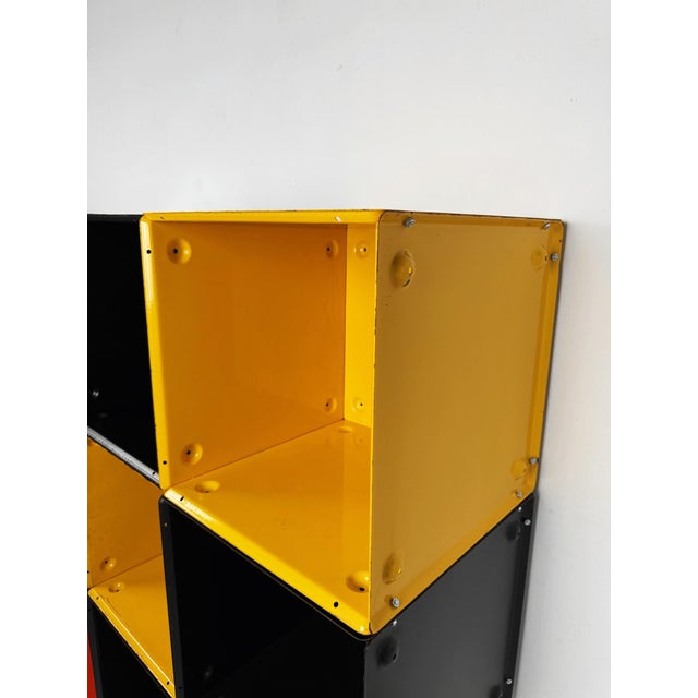 Box Modular Shelving System by Elio Martinelli, 1974, Set of 9 For Sale - Image 9 of 11