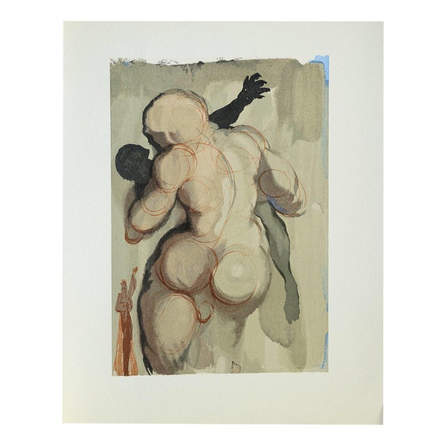 Salvador Dali, Negligent People Stricken with Violent Death, Woodcut For Sale