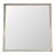 Vintage 18.75 In. Square Steel Bathroom Wall Mirror For Sale