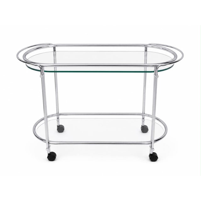 An elegant, original Gallotti & Radice Riki T52 vintage serving trolley, embodying the timeless style of Italian design....