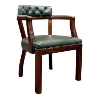 English Chesterfield Desk Chair For Sale