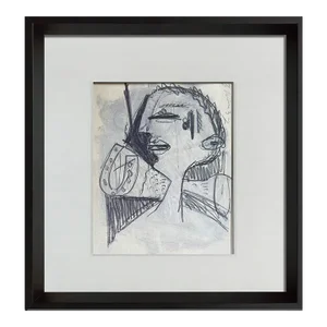 Pablo Picasso Guernica Head Study Limited Edition Lithograph Custom Framed Coa