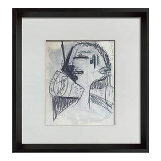 Pablo Picasso Lithograph Head Guernica Ltd Edition Study +Custom Frame For Sale