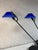 Blue Cris Lamps by Gabriel Teixidó for Carpyen, 1980s, Set of 2 For Sale - Image 8 of 9