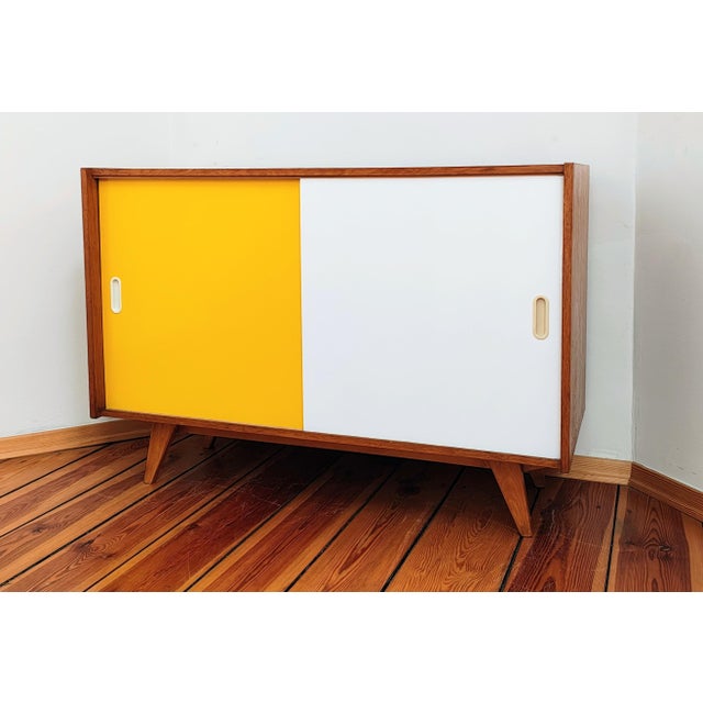 U 452 Cabinet designed by J. Jiroutek, Czechoslovakia, 1960s. Unique chest of drawers in very good condition. It looks...