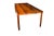 A spectacular tri-wood Mid-Century Parsons dining table by Dyrlund of Denmark, circa 1960. This beautiful vintage Parsons...