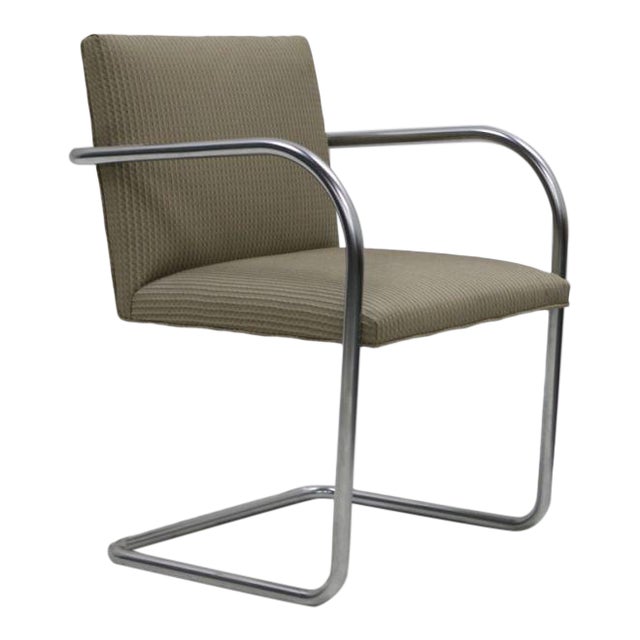 Replica Knoll Brno Tubular Side Tan Wave Chair | Chairish