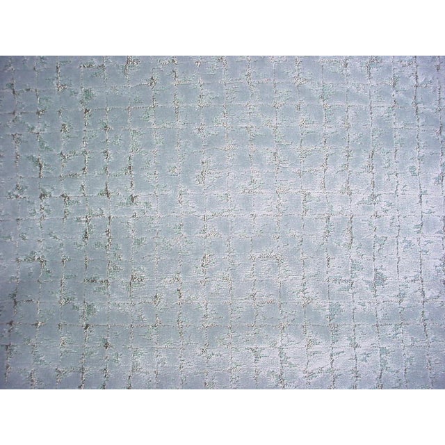 Contemporary Stroheim Sycan Ice Blue Jacquard Velvet Drapery Upholstery Fabric 8 1 2y Chairish