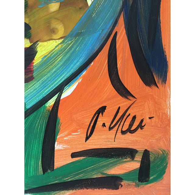 1980s Abstract Painting by Peter Keil For Sale - Image 5 of 6