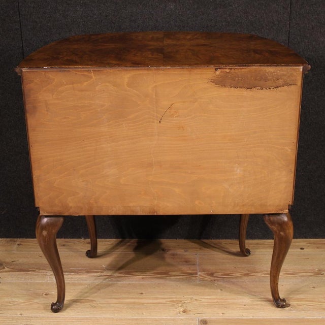 Brown Small 20th Century Half-Moon Sideboard, 1950s For Sale - Image 8 of 13