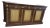 Regency Mahogany Inlaid Credenza W/Brass Grill Inset Doors For Sale