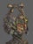 1920s Antique 1920s Cast Iron Flower Basket Doorstop Marked & Numbered For Sale - Image 5 of 8