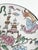 Light Pink Vintage Pastel Chinoiserie Large Decorative Plate For Sale - Image 8 of 10