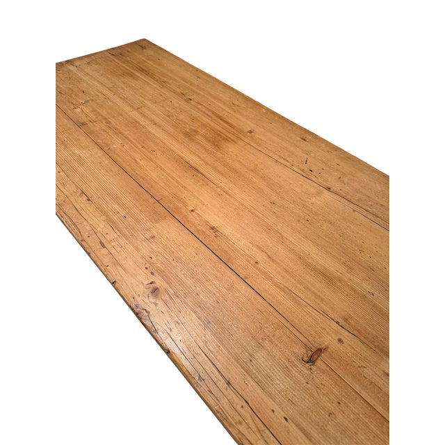 Wood English Pine Coffee Table For Sale - Image 7 of 8