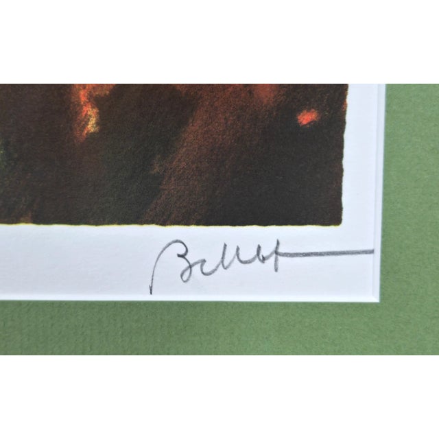 Emille Bellet Sereine Signed Numbered Hc 51/100 Lithograph, Framed For Sale - Image 4 of 10