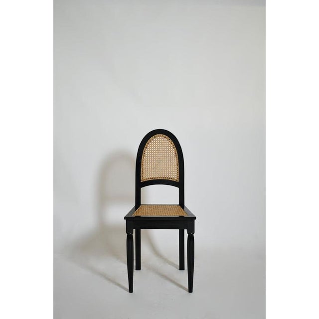 Pair of art deco chairs, 1930s. Height: 95 cm - 37.4 in Length: 41 cm - 16.14 in Width: 40 cm - 15.75 in Seating height:...