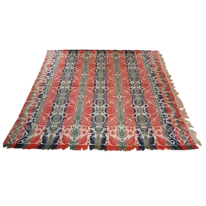 19th Century Woven Jacquard Coverlet From Lancaster Co., Pennsylvania