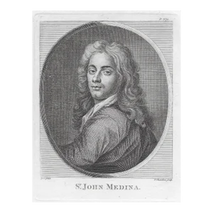 1798 Portrait Engraving of Artist Sir John Baptist Medina