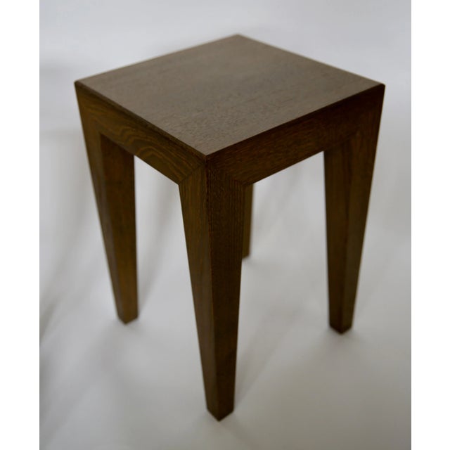 2000 - 2009 Vintage Oak Side Tables, Set of 2 For Sale - Image 5 of 6