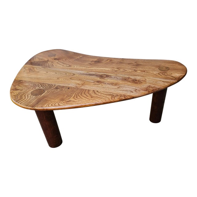 1950s Charlotte Perriand Style Biomorphic Coffee Table For Sale