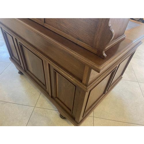 Art Nouveau Desk in Veneer For Sale - Image 4 of 18
