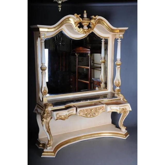 Antique Baroque Dressing Table For Sale - Image 3 of 11