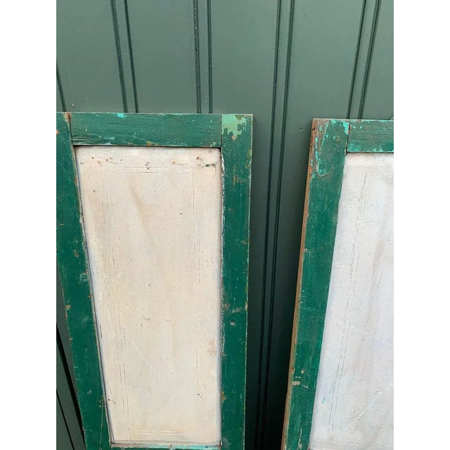 Wood Wooden Shutters, Set of 2 For Sale - Image 7 of 9