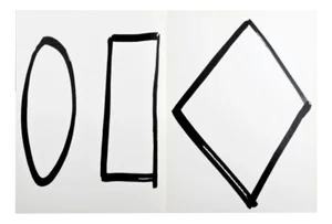 Ellsworth Kelly, Abstraction in Black and White, 1964, Original Lithograph