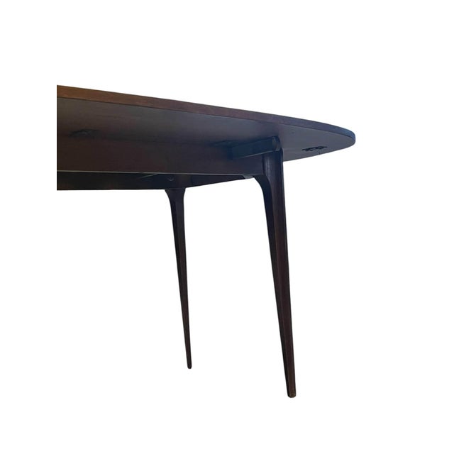 Brown Broyhill Brasilia Harvest Drop Leaf Table Walnut, Circa 1960s Attributed For Sale - Image 8 of 18