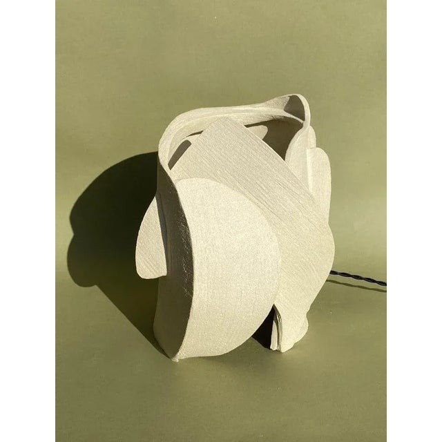 Contemporary Ceramic Table Lamp by Olivia Cognet For Sale - Image 3 of 12