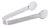Spiga Textured Ice Tong, Nickel For Sale